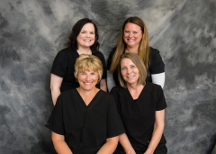 Office Administrators - Top row: Andrea, Angie. Bottom row: Shelly, Mary